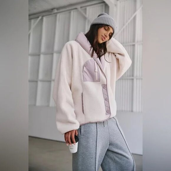 027 Free People Movement Hit The Slopes Jacket NWT Home Plate Combo Size Small - Picture 2 of 10